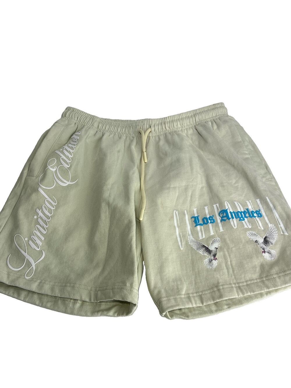 RGSTR Men’s Size M Los Angeles Limited Edition Dove Graphic Cotton Shorts